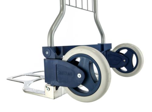 RuXXac in-/uitklapbare aluminium steekwagen, draagvermogen 125 kg, polymeer banden