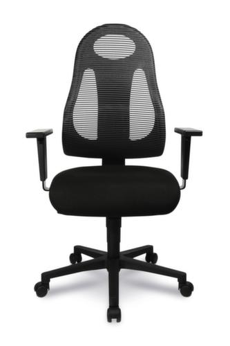 Topstar Bureaustoel Free Art, rugleuning met netbekleding, zwart
