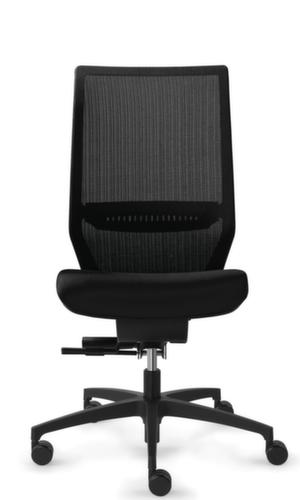 Dauphin Bureaustoel Shapemesh Plus met synchroonmechanisme, hoge rugleuning, zwart