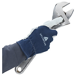 Werkhandschoenen, jersey/geitenleer, maat 10