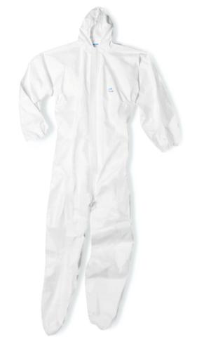 Herbruikbare beschermende overall chemicaliën Classic Tyvek, wit, maat XL