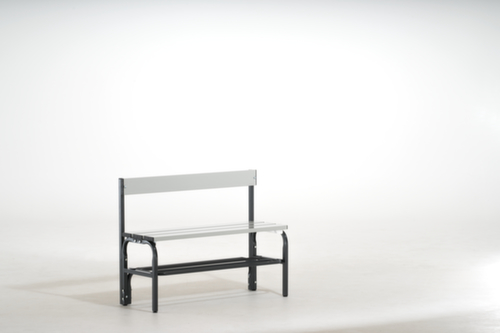 Sypro Kleedkamerbank met aluminium strips