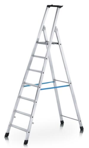 ZARGES Ladder Nova S eenzijdig te betreden, 7 trede(n) met traanplaatprofiel