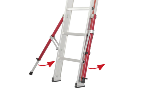 Hymer Optrekladder SC 60 met in-/uitklapbare zijsteunen