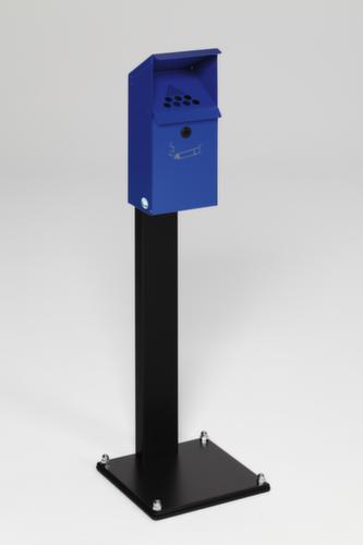 VAR Asbak met schuin dak, gentiaanblauw