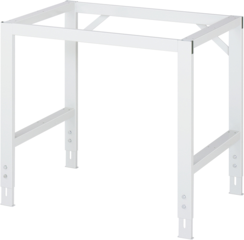 RAU In hoogte verstelbare werkbank Tom, RAL7035 lichtgrijs