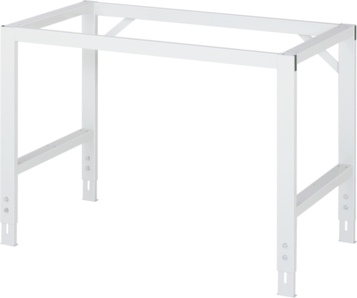 RAU In hoogte verstelbare werkbank Tom, RAL7035 lichtgrijs