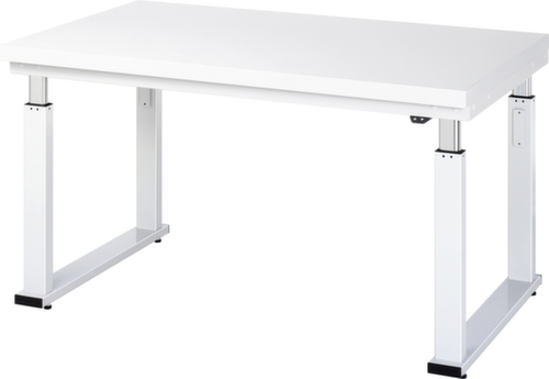 RAU Elektrisch in hoogte verstelbare werkbank adlatus 600, RAL7035 lichtgrijs