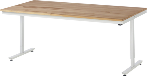 RAU Elektrisch in hoogte verstelbare werkbank adlatus 150, RAL7035 lichtgrijs