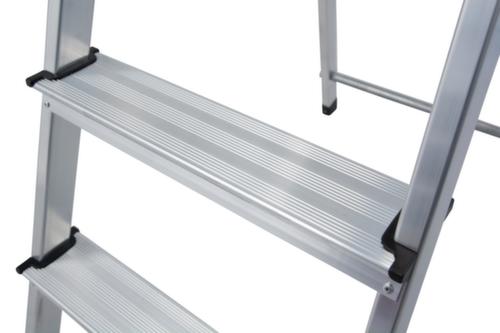 Krause Universele trapladder, 4 trede(n) met traanplaatprofiel