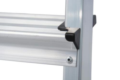 Krause Universele trapladder, 4 trede(n) met traanplaatprofiel