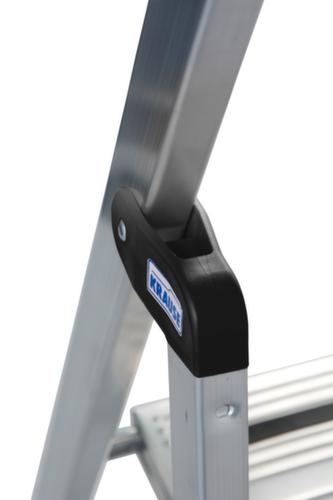 Krause Universele trapladder, 4 trede(n) met traanplaatprofiel