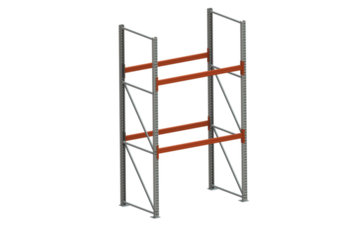 META Palletstelling MULTIPAL voor 6 pallets, 1825 mm breed, 3 opslagniveaus