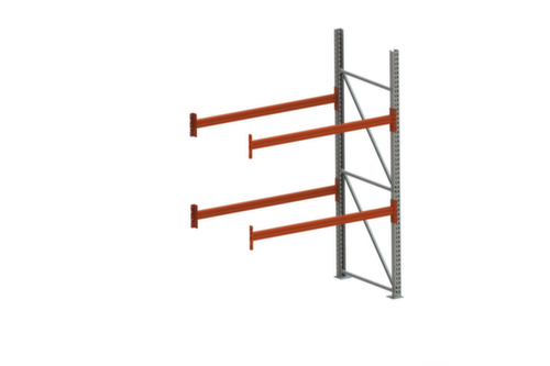 META Palletstelling MULTIPAL voor vaten en KTC/IBC voor 6 pallets, 1995 mm breed, 2 opslagniveaus
