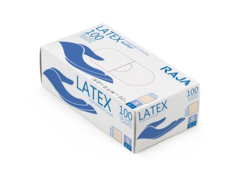 Aan binnenzijde gepoederde wegwerphandschoenen Eco van natuurlatex