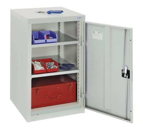 stumpf Kast met openslaande deuren met gegalvaniseerde legborden, breedte 500 mm