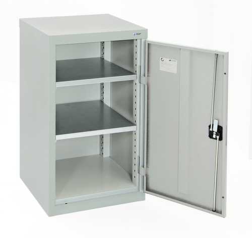 stumpf Kast met openslaande deuren met gegalvaniseerde legborden, breedte 500 mm