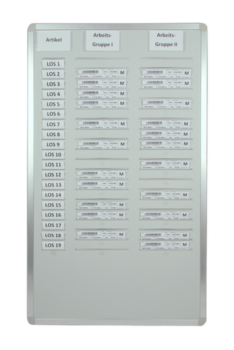 EICHNER Planningsbord Orga-Easy, lichtgrijs
