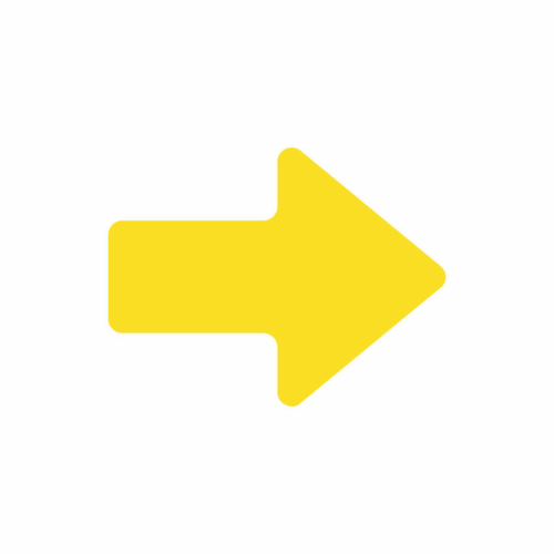 EICHNER Antislip symboolsticker, Pijl, geel