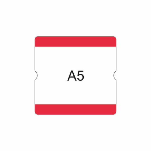 EICHNER Zelfklevende beschrijfbare hoes, rood