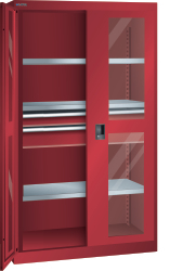 LISTA Zwaarlastkast met openslaande deuren, 2 lade(n)