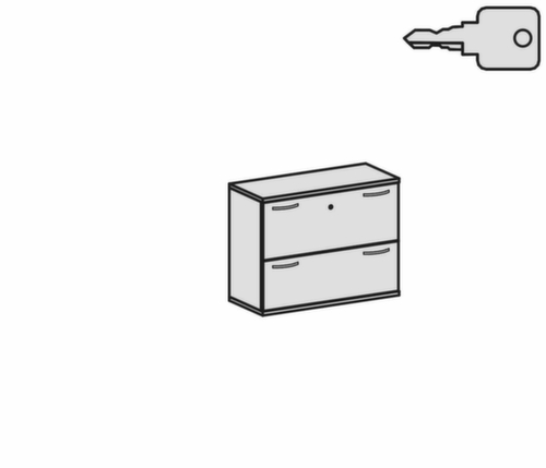 Gera Hangmappenkast Pro, 2 uittrekelementen