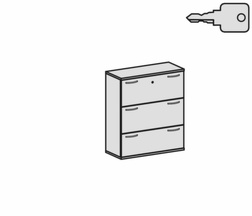 Gera Hangmappenkast Pro, 3 uittrekelementen
