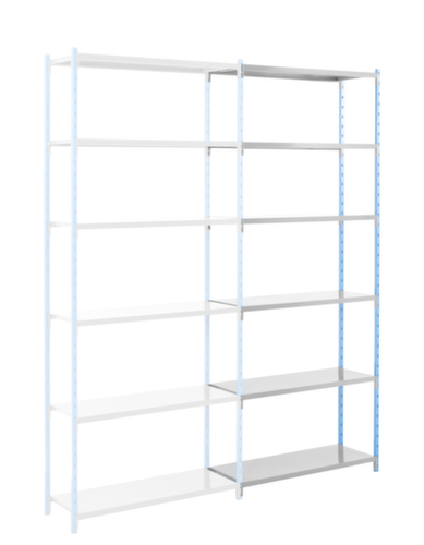 Manorga Inhaakstelling voor dossiers aanbouwsectie, 6 vloer, RAL7035 lichtgrijs