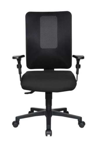 Topstar Bureaustoel Open X (N) met mesh rugleuning, rugleuning met netbekleding, zwart