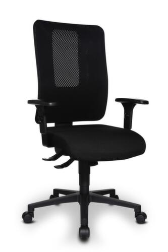 Topstar Bureaustoel Open X (N) met mesh rugleuning, rugleuning met netbekleding, zwart