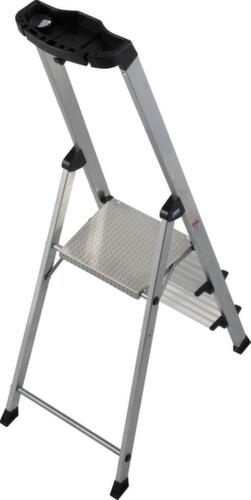 Krause Trapladder PlusLine Monto® Safety, 3 trede(n) met traanplaatprofiel