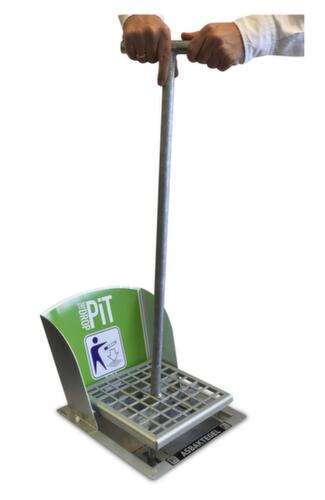 Vloerasbak DropPit Comfort Classic met achterwand