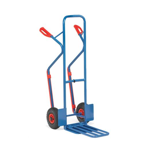 fetra steekwagen met steekplaat, draagvermogen 300 kg, lucht banden