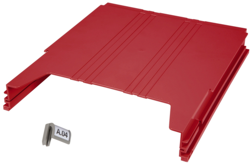 EICHNER Wandsorteerder Big Opbergvak, rood