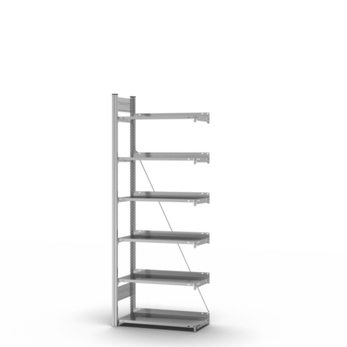 hofe Inhaakstelling voor dossiers aanbouwsectie, 6 vloer, met corrosiebeschermende zinklaag