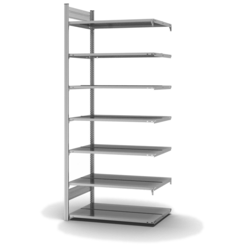 hofe Boutloos vijlrek Bevestigingsgebied voor gebruik aan beide zijden, 7 vloer, met corrosiebeschermende zinklaag