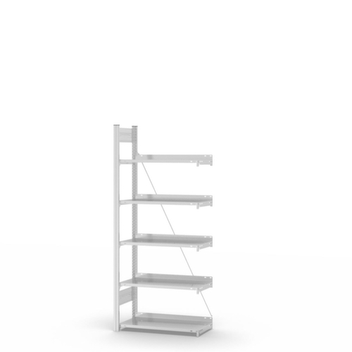 hofe Inhaakstelling voor dossiers aanbouwsectie, 5 vloer, RAL7035 lichtgrijs