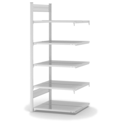 hofe Boutloos vijlrek Bevestigingsgebied voor gebruik aan beide zijden, 5 vloer, RAL7035 lichtgrijs