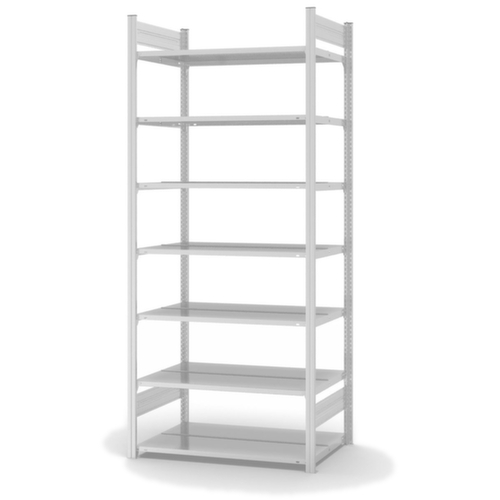 hofe Boutloze vijlplank voor gebruik aan beide zijden, 7 vloer, RAL7035 lichtgrijs