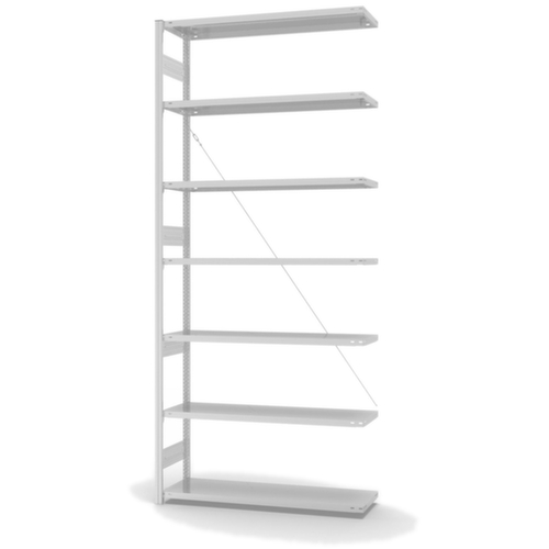 hofe Systeeminhaakstelling aanbouwsectie, hoogte x breedte x diepte 3000 x 1310 x 435 mm, 7 legborden