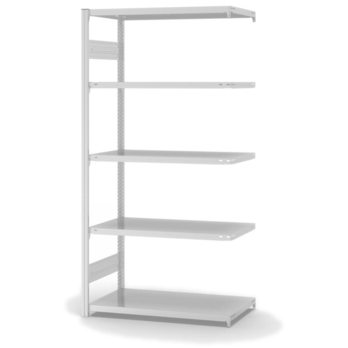 hofe Traversestelling in standaard uitvoering, hoogte x breedte x diepte 2000 x 1010 x 535 mm, 5 legborden