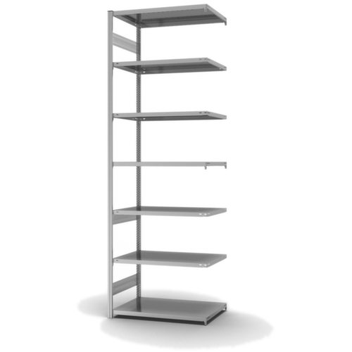 hofe Traversestelling in standaard uitvoering, hoogte x breedte x diepte 3000 x 1010 x 635 mm, 7 legborden