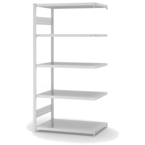 hofe Traversestelling in standaard uitvoering, hoogte x breedte x diepte 2000 x 1010 x 635 mm, 5 legborden