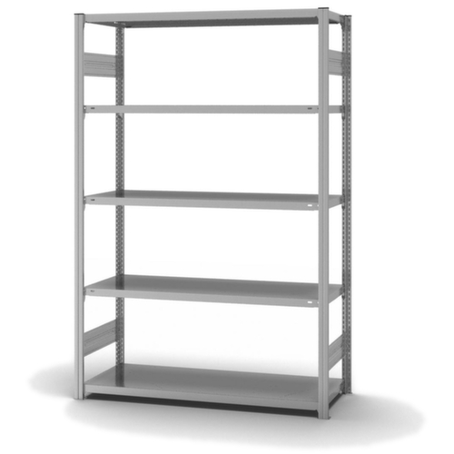 hofe Traversestelling in standaard uitvoering, hoogte x breedte x diepte 2000 x 1360 x 535 mm, 5 legborden
