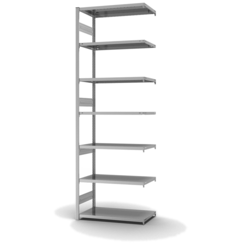 hofe Traversestelling in zware uitvoering, hoogte x breedte x diepte 3000 x 1010 x 535 mm, 7 legborden