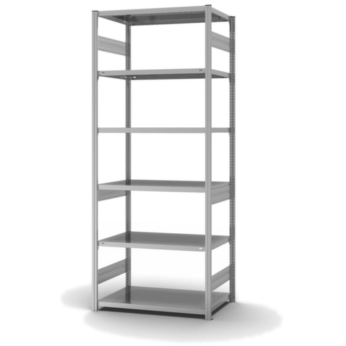 hofe Traversestelling in zware uitvoering, hoogte x breedte x diepte 2500 x 1060 x 635 mm, 6 legborden