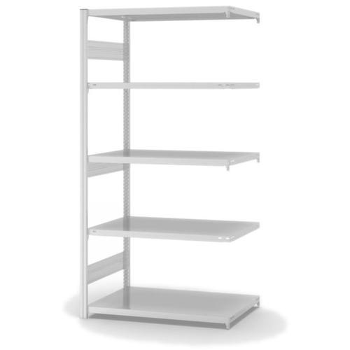 hofe Traversestelling in zware uitvoering, hoogte x breedte x diepte 2000 x 1010 x 635 mm, 5 legborden