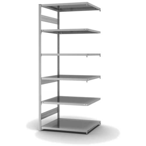 hofe Traversestelling in zware uitvoering, hoogte x breedte x diepte 2500 x 1010 x 835 mm, 6 legborden