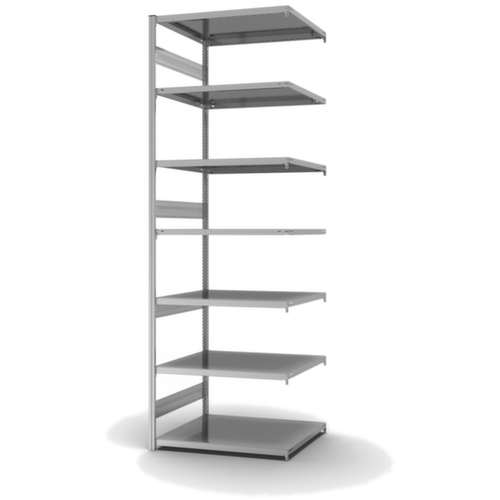 hofe Traversestelling in zware uitvoering, hoogte x breedte x diepte 3000 x 1010 x 835 mm, 7 legborden