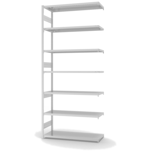 hofe Traversestelling in zware uitvoering, hoogte x breedte x diepte 3000 x 1310 x 535 mm, 7 legborden